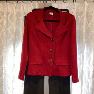 CAbi Rhubarb Outing Blazer, Ponte Knit, Size 10